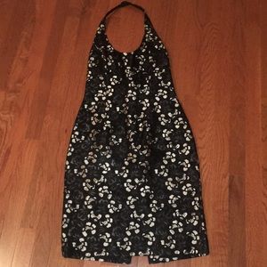 Carmen Marc Valo Gorgeous halter cocktail dress